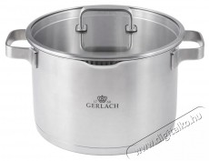 Gerlach PRESTIGE PLUS Rozsdamentes ac&eacute;l főzőed&eacute;nyk&eacute;szlet 10 db Konyhai term&eacute;kek - Ed&eacute;ny - Ed&eacute;ny k&eacute;szlet - 522789
