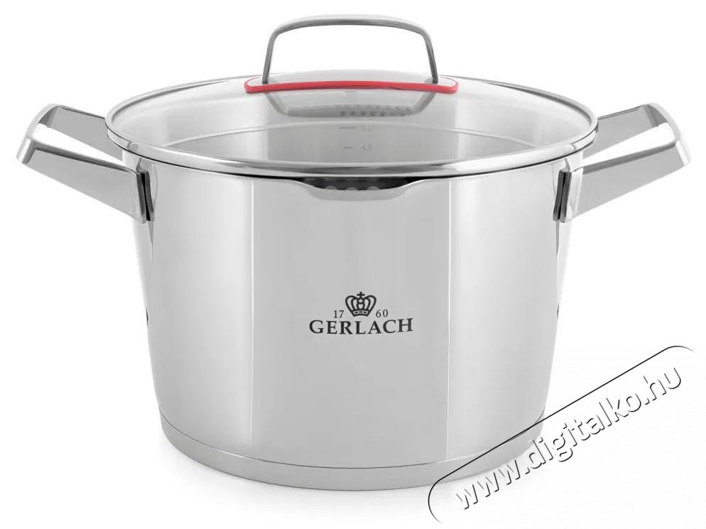 Gerlach SUPERIOR rozsdamentes ac&eacute;l főzőed&eacute;nyk&eacute;szlet 10 db Konyhai term&eacute;kek - Ed&eacute;ny - Ed&eacute;ny k&eacute;szlet - 522788