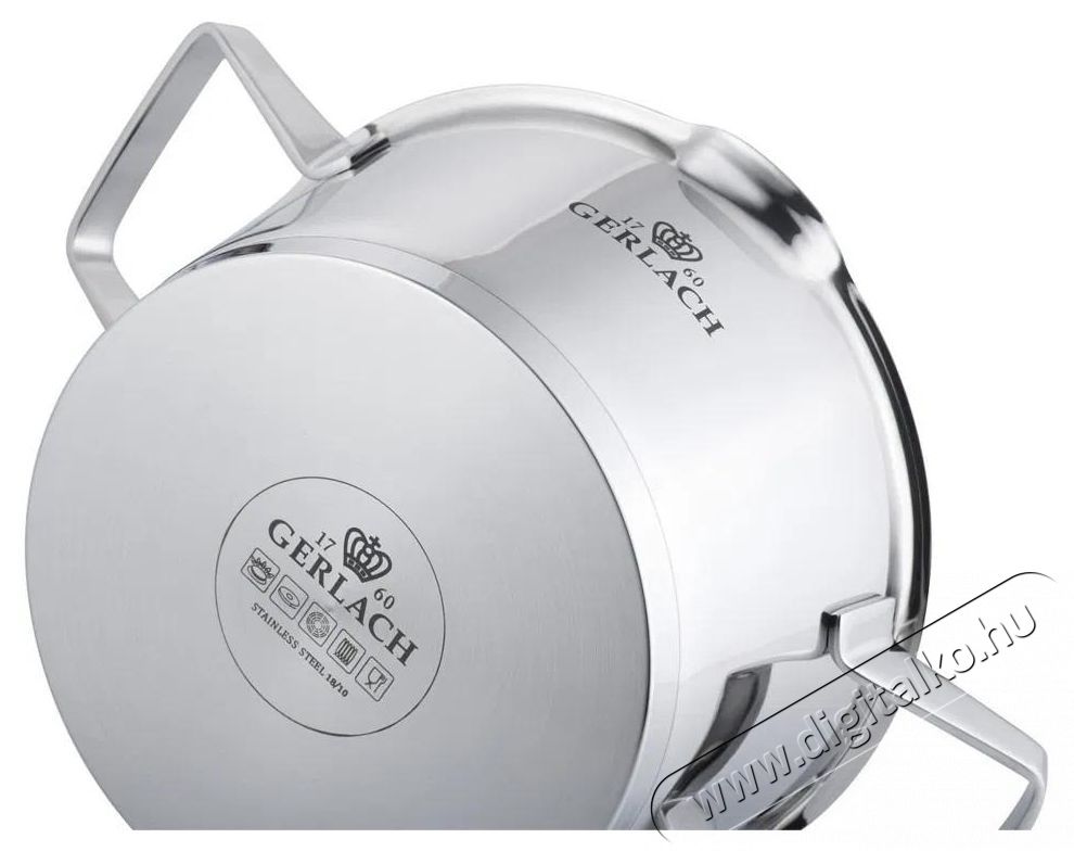 Gerlach SUPERIOR rozsdamentes ac&eacute;l főzőed&eacute;nyk&eacute;szlet 10 db Konyhai term&eacute;kek - Ed&eacute;ny - Ed&eacute;ny k&eacute;szlet - 522788