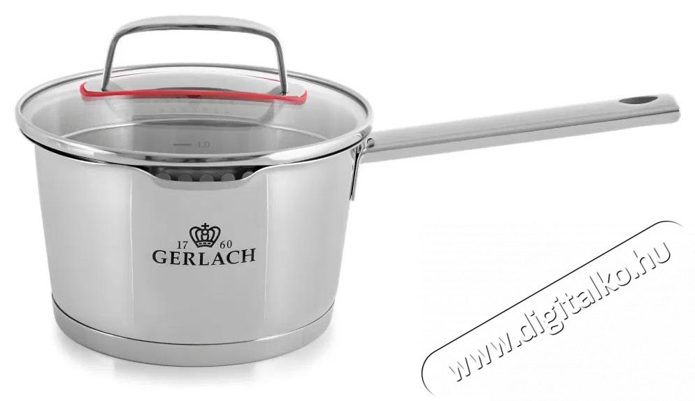 Gerlach SUPERIOR rozsdamentes ac&eacute;l főzőed&eacute;nyk&eacute;szlet 10 db Konyhai term&eacute;kek - Ed&eacute;ny - Ed&eacute;ny k&eacute;szlet - 522788