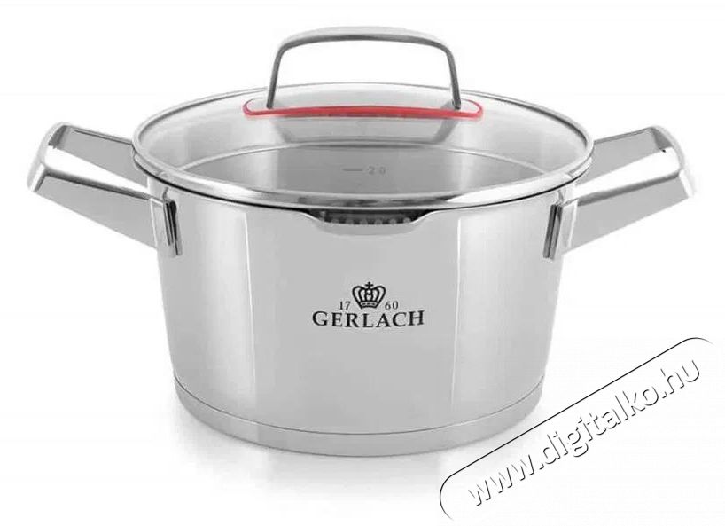 Gerlach SUPERIOR rozsdamentes ac&eacute;l főzőed&eacute;nyk&eacute;szlet 10 db Konyhai term&eacute;kek - Ed&eacute;ny - Ed&eacute;ny k&eacute;szlet - 522788