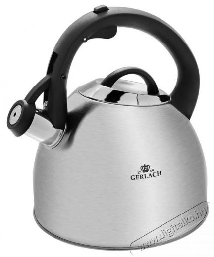 Gerlach AMBIENTE PLUS v&iacute;zforral&oacute;, rozsdamentes ac&eacute;l 2,8 l Konyhai term&eacute;kek - V&iacute;zforral&oacute; / teafőző - 524822