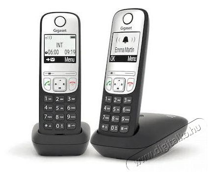 Gigaset A690 DUO fekete dect telefon Mobil / Kommunik&aacute;ci&oacute; / Smart - DECT / cordless telefon - 444158