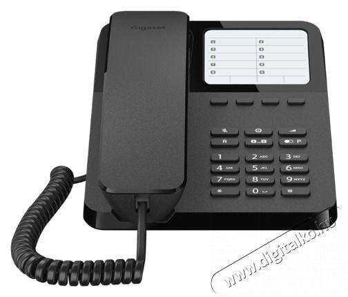 Gigaset Telefon DESK 400 telefon, fekete Mobil / Kommunik&aacute;ci&oacute; / Smart - Vezet&eacute;kes telefon / fax - 482134