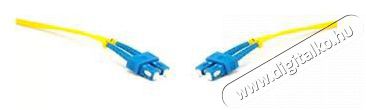 GIGALIGHT Duplex optikai patch k&aacute;bel 2xSC + 2xSC csatlakoz&oacute;val, 9/125 LSZH, 1 m Tv kieg&eacute;sz&iacute;tők - K&aacute;bel / csatlakoz&oacute; - Optikai k&aacute;bel - 442279