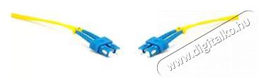 GIGALIGHT Duplex optikai patch k&aacute;bel 2xSC + 2xSC csatlakoz&oacute;val, 9/125 LSZH, 1 m Tv kieg&eacute;sz&iacute;tők - K&aacute;bel / csatlakoz&oacute; - Optikai k&aacute;bel - 442279