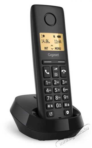 Gigaset Pure 100 fekete dect telefon Mobil / Kommunik&aacute;ci&oacute; / Smart - Vezet&eacute;kes telefon / fax - 514936