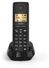 Gigaset Pure 100 fekete dect telefon Mobil / Kommunik&aacute;ci&oacute; / Smart - Vezet&eacute;kes telefon / fax - 514936