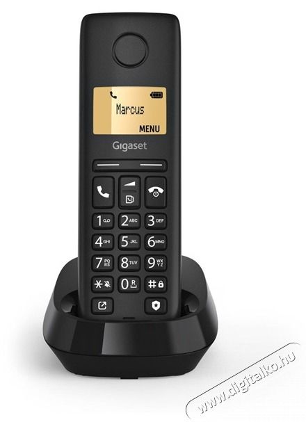 Gigaset Pure 100 fekete dect telefon Mobil / Kommunik&aacute;ci&oacute; / Smart - Vezet&eacute;kes telefon / fax - 514936