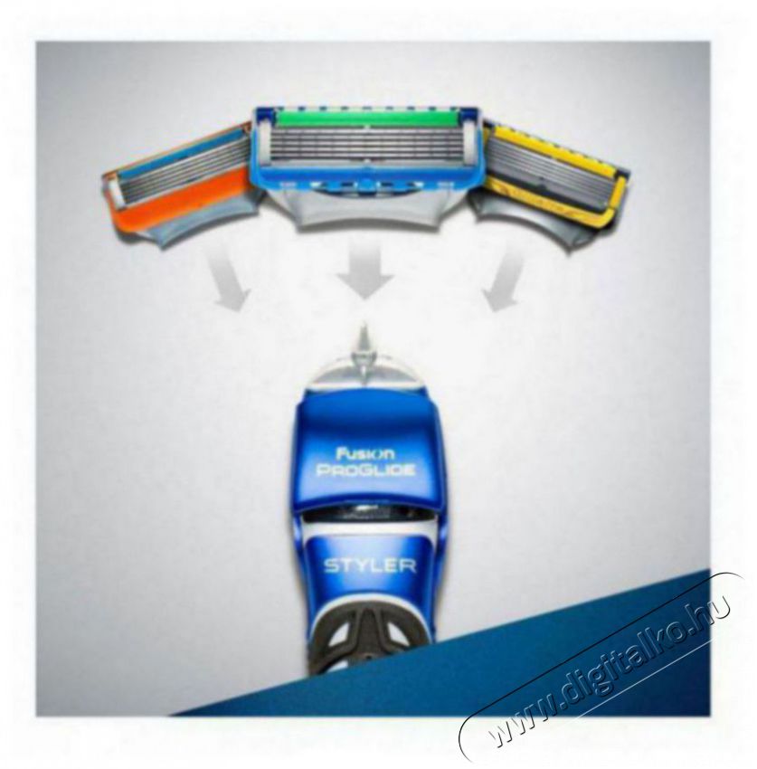 GILLETTE Fusion ProGlide Styler + 1 db fej Sz&eacute;ps&eacute;g&aacute;pol&aacute;s / Eg&eacute;szs&eacute;g - Szőrtelen&iacute;tő / borotva - F&eacute;rfi borotva - 510490