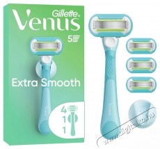 GILLETTE Venus Extra Smooth + 4 fej &eacute;s fali tart&oacute; Sz&eacute;ps&eacute;g&aacute;pol&aacute;s / Eg&eacute;szs&eacute;g - Szőrtelen&iacute;tő / borotva - Női szőrtelen&iacute;tő - 537836