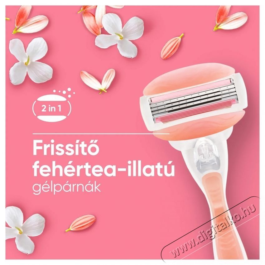 GILLETTE Venus Smooth Classic + borotvabet&eacute;t, 2 db Sz&eacute;ps&eacute;g&aacute;pol&aacute;s / Eg&eacute;szs&eacute;g - Szőrtelen&iacute;tő / borotva - Női szőrtelen&iacute;tő - 537840