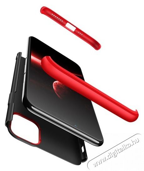 GKK GK0540 360 Full Protection 3in1 iPhone 11 Pro fekete/piros h&aacute;tlap Mobil / Kommunik&aacute;ci&oacute; / Smart - Mobiltelefon kieg&eacute;sz&iacute;tő / tok - Tok / h&aacute;tlap - 405217