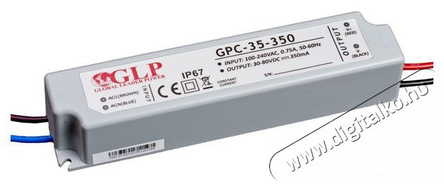 GLP GPC-35-350 28W 30~80V 350mA IP67 LED t&aacute;pegys&eacute;g Iroda &eacute;s sz&aacute;m&iacute;t&aacute;stechnika - Sz&aacute;m&iacute;t&oacute;g&eacute;p tartoz&eacute;k - T&aacute;p k&aacute;bel - 406289