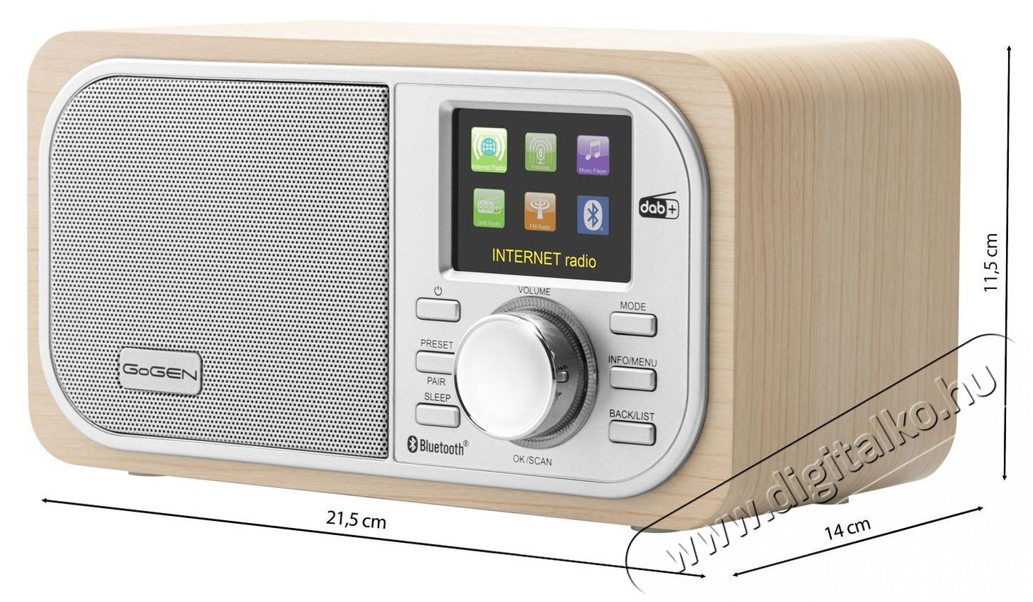 Gogen IR 237 BTDAB Audio-Video / Hifi / Multim&eacute;dia - R&aacute;di&oacute; / &oacute;r&aacute;s r&aacute;di&oacute; - Internet webr&aacute;di&oacute; - 524829