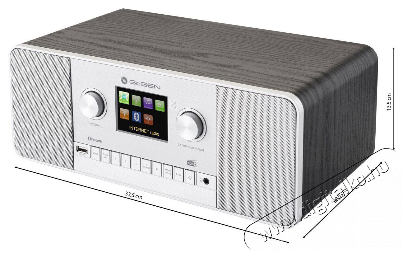 Gogen IR 257 BT DAB Audio-Video / Hifi / Multim&eacute;dia - R&aacute;di&oacute; / &oacute;r&aacute;s r&aacute;di&oacute; - Internet webr&aacute;di&oacute; - 524830