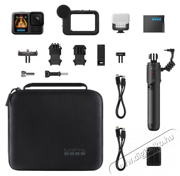 GoPro Hero13 Creator Edition fekete akci&oacute;kamera F&eacute;nyk&eacute;pezőg&eacute;p / kamera - Sport kamera - 4K felbont&aacute;s&uacute; - 508413