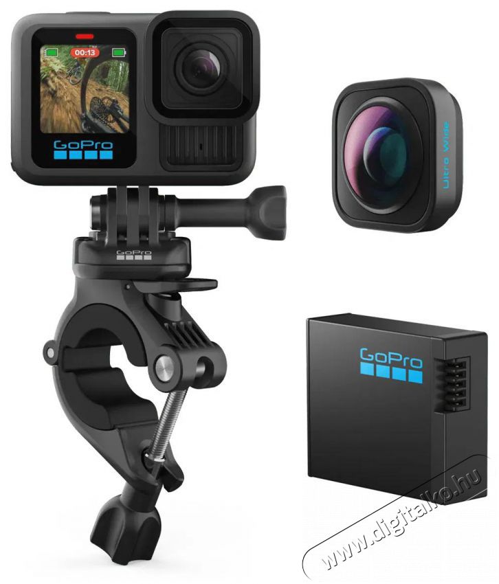GoPro HERO13 Black Ski Bundle F&eacute;nyk&eacute;pezőg&eacute;p / kamera - Sport kamera - 4K felbont&aacute;s&uacute; - 519898