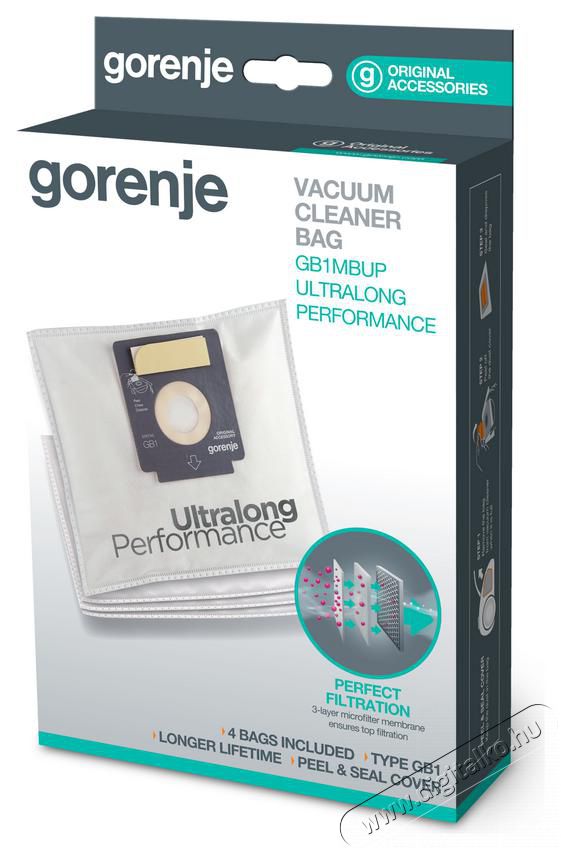 Gorenje GB1MBUP 4db mikroszűrős porzs&aacute;k, bemeneti motorszűrővel H&aacute;ztart&aacute;s / Otthon / K&uuml;lt&eacute;r - Porsz&iacute;v&oacute; / takar&iacute;t&oacute;g&eacute;p - Porzs&aacute;k / portart&aacute;ly - 353209