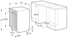 Gorenje GI561D10S mosogat&oacute;g&eacute;p Konyhai term&eacute;kek - Mosogat&oacute;g&eacute;p - Keskeny (45cm-ig) be&eacute;p&iacute;thető mosogat&oacute;g&eacute;p - 364189