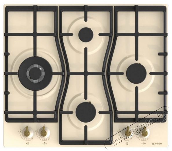 Gorenje GW6D42CLI Be&eacute;p&iacute;thető g&aacute;z főzőlap - b&eacute;zs Konyhai term&eacute;kek - S&uuml;tő-főzőlap, tűzhely (be&eacute;p&iacute;thető) - G&aacute;zfőzőlap (be&eacute;p&iacute;thető) - 365585