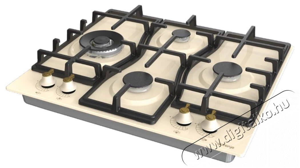 Gorenje GW6D42CLI Be&eacute;p&iacute;thető g&aacute;z főzőlap - b&eacute;zs Konyhai term&eacute;kek - S&uuml;tő-főzőlap, tűzhely (be&eacute;p&iacute;thető) - G&aacute;zfőzőlap (be&eacute;p&iacute;thető) - 365585