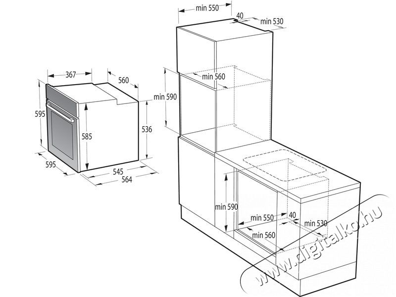 Gorenje BSA6747A04X be&eacute;p&iacute;thető s&uuml;tő Konyhai term&eacute;kek - S&uuml;tő-főzőlap, tűzhely (be&eacute;p&iacute;thető) - S&uuml;tő (be&eacute;p&iacute;thető) - 378641