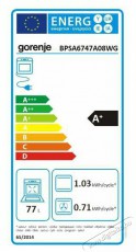Gorenje BPSA6747A08WG b&eacute;&eacute;p&iacute;thető s&uuml;tő Konyhai term&eacute;kek - S&uuml;tő-főzőlap, tűzhely (be&eacute;p&iacute;thető) - S&uuml;tő (be&eacute;p&iacute;thető) - 380581