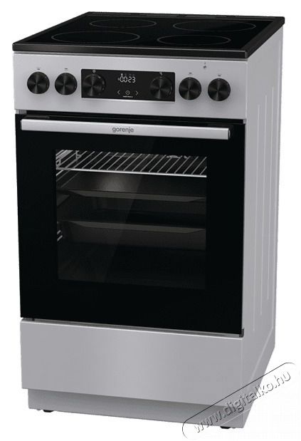 Gorenje GEC5 C41SG Ker&aacute;mialapos Tűzhely Konyhai term&eacute;kek - S&uuml;tő-főzőlap, tűzhely (szabadon&aacute;ll&oacute;) - Elektromos tűzhely (szabadon&aacute;ll&oacute;) - 400164