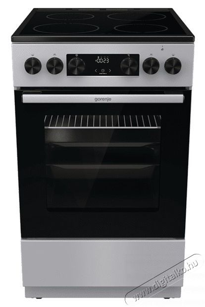 Gorenje GEC5 C41SG Ker&aacute;mialapos Tűzhely Konyhai term&eacute;kek - S&uuml;tő-főzőlap, tűzhely (szabadon&aacute;ll&oacute;) - Elektromos tűzhely (szabadon&aacute;ll&oacute;) - 400164