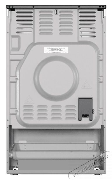 Gorenje GEC5 C41SG Ker&aacute;mialapos Tűzhely Konyhai term&eacute;kek - S&uuml;tő-főzőlap, tűzhely (szabadon&aacute;ll&oacute;) - Elektromos tűzhely (szabadon&aacute;ll&oacute;) - 400164