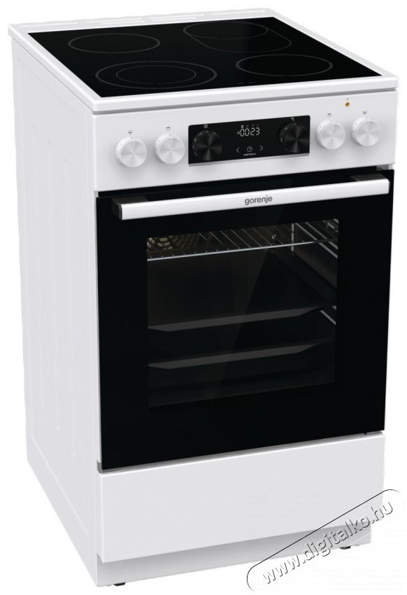Gorenje GECS5C70WA Elektromos tűzhely Konyhai term&eacute;kek - S&uuml;tő-főzőlap, tűzhely (szabadon&aacute;ll&oacute;) - Elektromos tűzhely (szabadon&aacute;ll&oacute;) - 400177