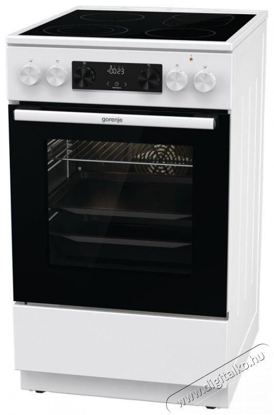 Gorenje GECS5C70WA Elektromos tűzhely Konyhai term&eacute;kek - S&uuml;tő-főzőlap, tűzhely (szabadon&aacute;ll&oacute;) - Elektromos tűzhely (szabadon&aacute;ll&oacute;) - 400177