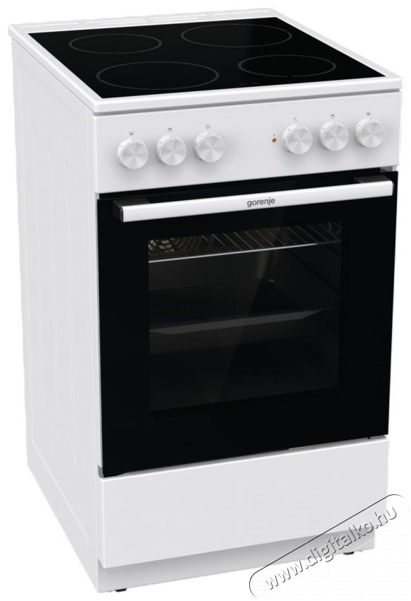 Gorenje GEC5A41WG Elektromos tűzhely Konyhai term&eacute;kek - S&uuml;tő-főzőlap, tűzhely (szabadon&aacute;ll&oacute;) - Elektromos tűzhely (szabadon&aacute;ll&oacute;) - 400173
