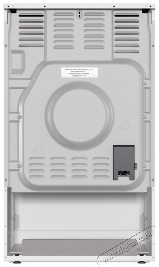 Gorenje GEC5A41WG Elektromos tűzhely Konyhai term&eacute;kek - S&uuml;tő-főzőlap, tűzhely (szabadon&aacute;ll&oacute;) - Elektromos tűzhely (szabadon&aacute;ll&oacute;) - 400173