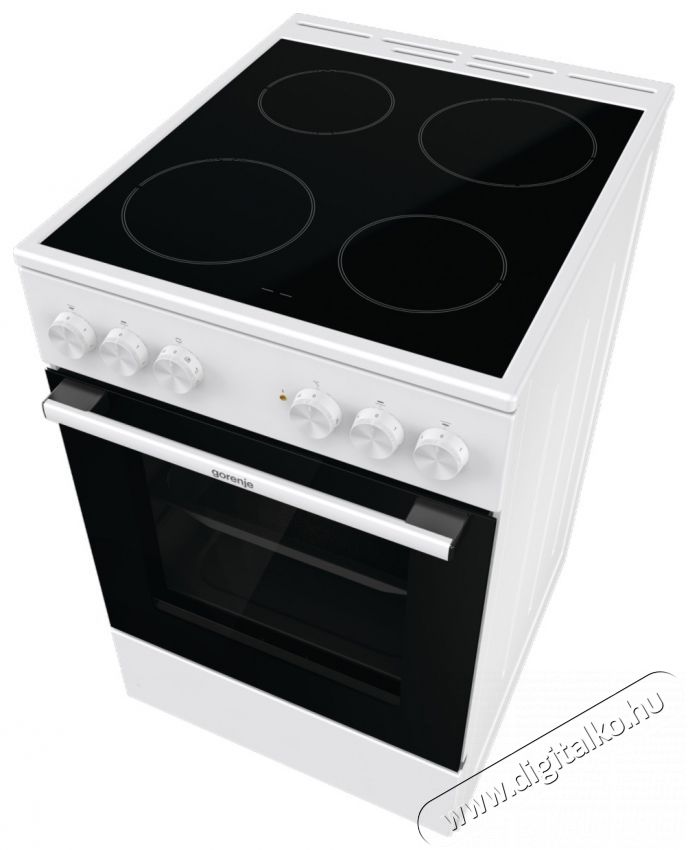 Gorenje GEC5A41WG Elektromos tűzhely Konyhai term&eacute;kek - S&uuml;tő-főzőlap, tűzhely (szabadon&aacute;ll&oacute;) - Elektromos tűzhely (szabadon&aacute;ll&oacute;) - 400173