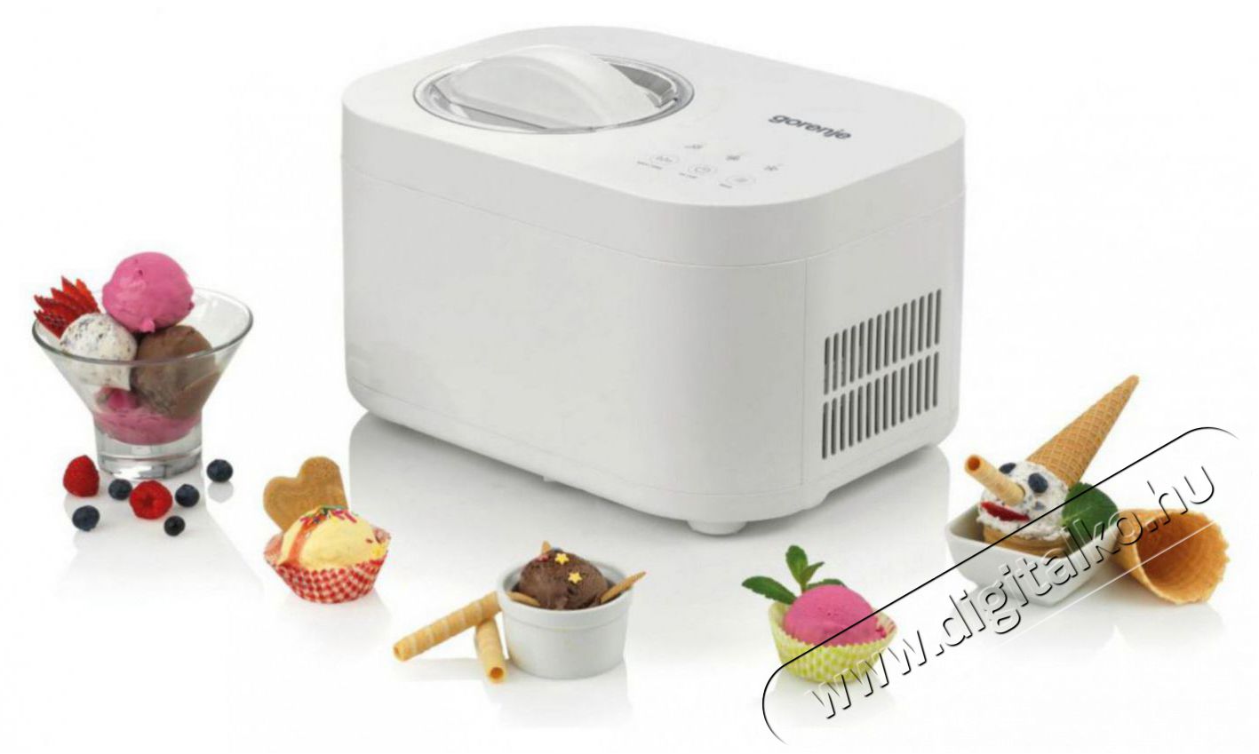 Gorenje ICM10W Fagylaltk&eacute;sz&iacute;tő g&eacute;p Konyhai term&eacute;kek - Konyhai kisg&eacute;p (s&uuml;t&eacute;s / főz&eacute;s / hűt&eacute;s / &eacute;telk&eacute;sz&iacute;t&eacute;s) - Fagylaltk&eacute;sz&iacute;tő g&eacute;p - 398942