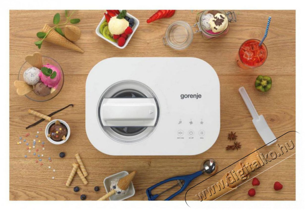 Gorenje ICM10W Fagylaltk&eacute;sz&iacute;tő g&eacute;p Konyhai term&eacute;kek - Konyhai kisg&eacute;p (s&uuml;t&eacute;s / főz&eacute;s / hűt&eacute;s / &eacute;telk&eacute;sz&iacute;t&eacute;s) - Fagylaltk&eacute;sz&iacute;tő g&eacute;p - 398942