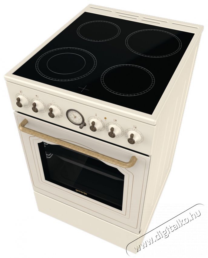 Gorenje GECS5B70CLI Elektromos tűzhely Konyhai term&eacute;kek - S&uuml;tő-főzőlap, tűzhely (szabadon&aacute;ll&oacute;) - Elektromos tűzhely (szabadon&aacute;ll&oacute;) - 400176