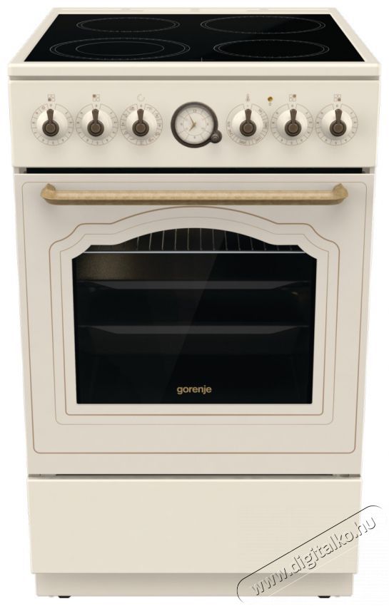 Gorenje GECS5B70CLI Elektromos tűzhely Konyhai term&eacute;kek - S&uuml;tő-főzőlap, tűzhely (szabadon&aacute;ll&oacute;) - Elektromos tűzhely (szabadon&aacute;ll&oacute;) - 400176
