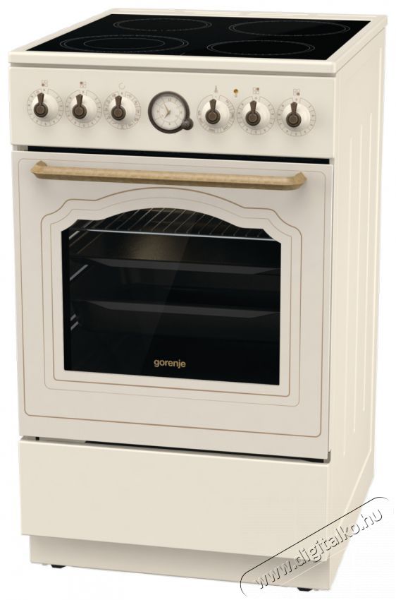 Gorenje GECS5B70CLI Elektromos tűzhely Konyhai term&eacute;kek - S&uuml;tő-főzőlap, tűzhely (szabadon&aacute;ll&oacute;) - Elektromos tűzhely (szabadon&aacute;ll&oacute;) - 400176