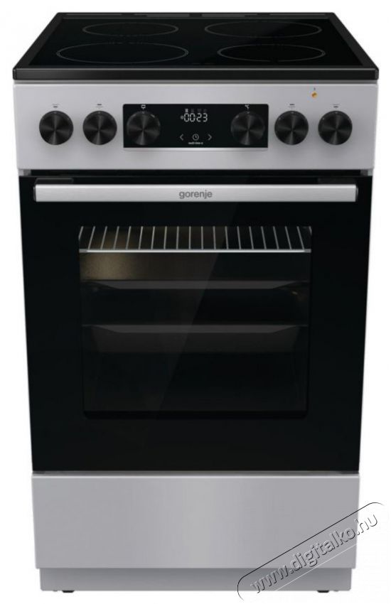 Gorenje GEC5C41SG Tűzhely Konyhai term&eacute;kek - S&uuml;tő-főzőlap, tűzhely (szabadon&aacute;ll&oacute;) - Elektromos tűzhely (szabadon&aacute;ll&oacute;) - 400174