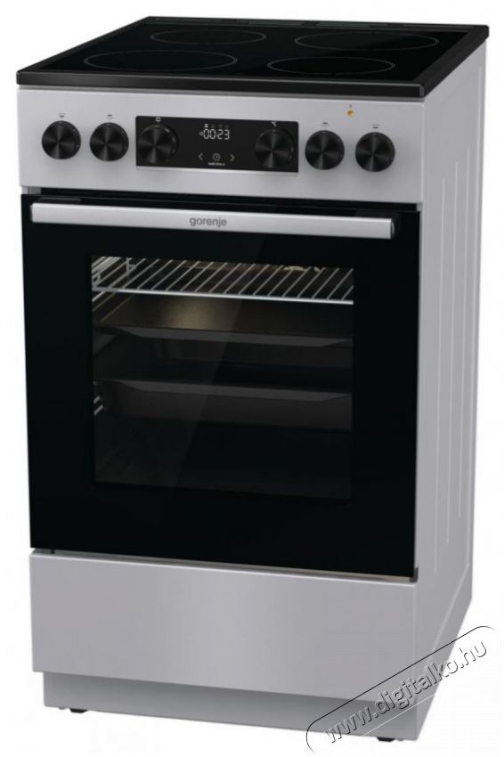 Gorenje GEC5C41SG Tűzhely Konyhai term&eacute;kek - S&uuml;tő-főzőlap, tűzhely (szabadon&aacute;ll&oacute;) - Elektromos tűzhely (szabadon&aacute;ll&oacute;) - 400174
