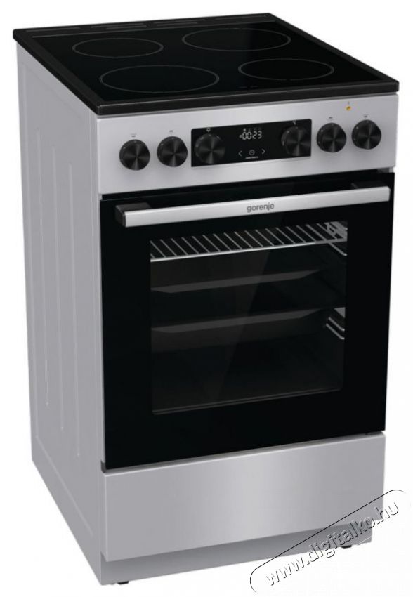 Gorenje GEC5C41SG Tűzhely Konyhai term&eacute;kek - S&uuml;tő-főzőlap, tűzhely (szabadon&aacute;ll&oacute;) - Elektromos tűzhely (szabadon&aacute;ll&oacute;) - 400174