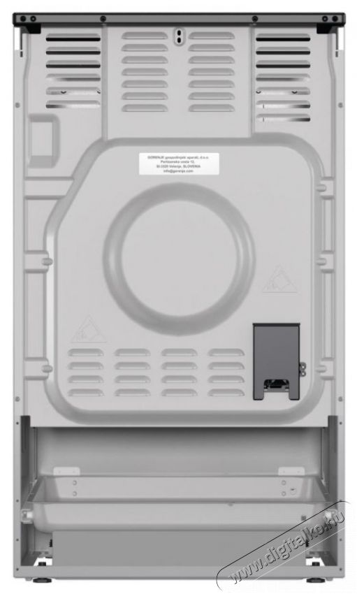 Gorenje GEC5C41SG Tűzhely Konyhai term&eacute;kek - S&uuml;tő-főzőlap, tűzhely (szabadon&aacute;ll&oacute;) - Elektromos tűzhely (szabadon&aacute;ll&oacute;) - 400174