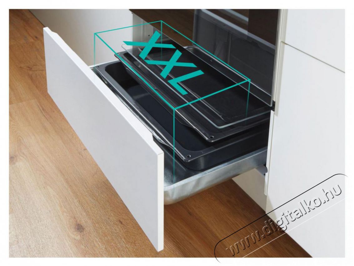 Gorenje GEC5C41SG Tűzhely Konyhai term&eacute;kek - S&uuml;tő-főzőlap, tűzhely (szabadon&aacute;ll&oacute;) - Elektromos tűzhely (szabadon&aacute;ll&oacute;) - 400174