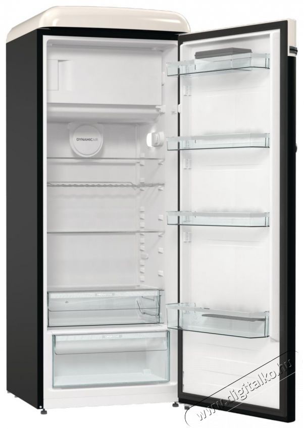 Gorenje OBRB615DBK Szabadon&aacute;ll&oacute; egyajt&oacute;s hűtőszekr&eacute;ny Konyhai term&eacute;kek - Hűtő, fagyaszt&oacute; (szabadon&aacute;ll&oacute;) - Egyajt&oacute;s hűtő - 400214