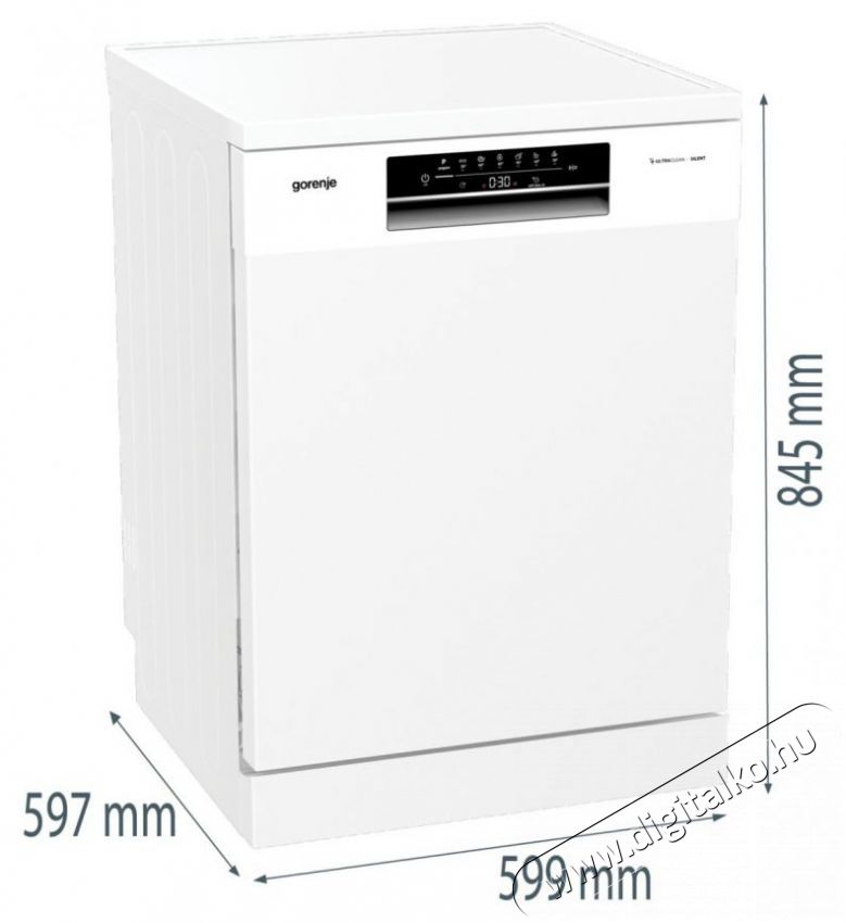 Gorenje GS642E90W Mosogat&oacute;g&eacute;p - feh&eacute;r Konyhai term&eacute;kek - Mosogat&oacute;g&eacute;p - Norm&aacute;l (60cm) szabadon&aacute;ll&oacute; mosogat&oacute;g&eacute;p - 494310