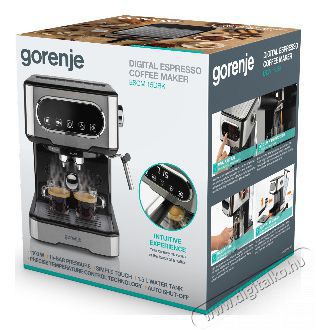 Gorenje ESCM15DBK eszpressz&oacute; k&aacute;v&eacute;főző Konyhai term&eacute;kek - K&aacute;v&eacute;főző / k&aacute;v&eacute;&ouml;rlő / kieg&eacute;sz&iacute;tő - Pressz&oacute; k&aacute;v&eacute;főző - 373091