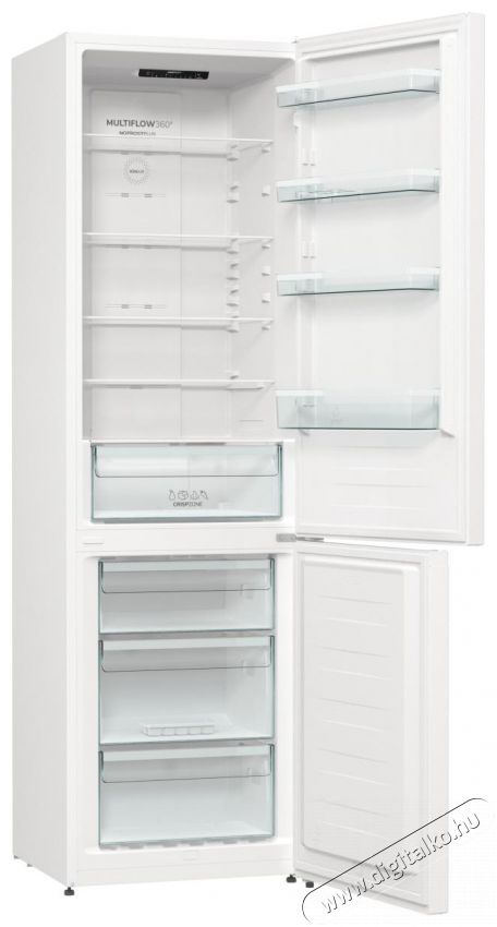 Gorenje NRK6202EW4 KitchenFit Hűtőszekr&eacute;ny Konyhai term&eacute;kek - Hűtő, fagyaszt&oacute; (szabadon&aacute;ll&oacute;) - Alulfagyaszt&oacute;s kombin&aacute;lt hűtő - 499770
